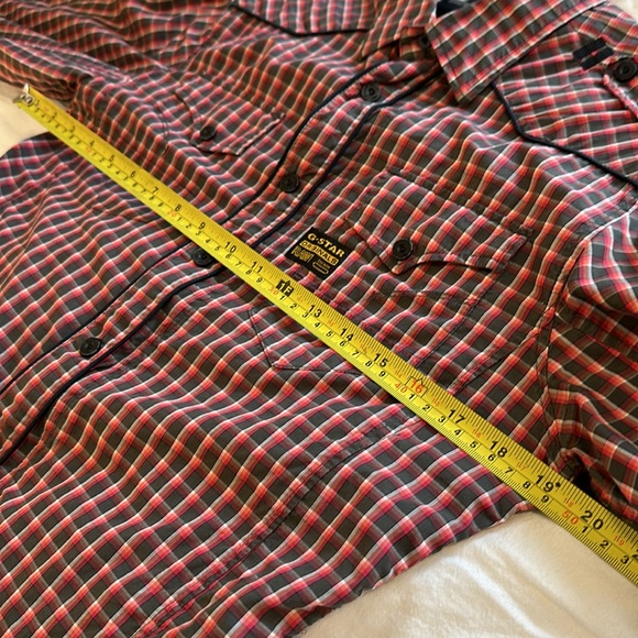 G-Star Midnight Sign Piping L/S - Cotton Western Button Down Shirt - Picture 11 of 13
